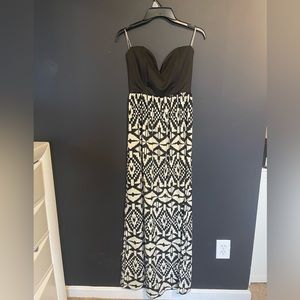 strapless maxi